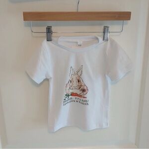 NWT Love You Bunches Baby Shirt Cotton Blend. Size  18-24 Easter bunny adorable